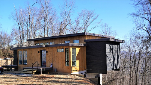 Modern Timber Frame House 